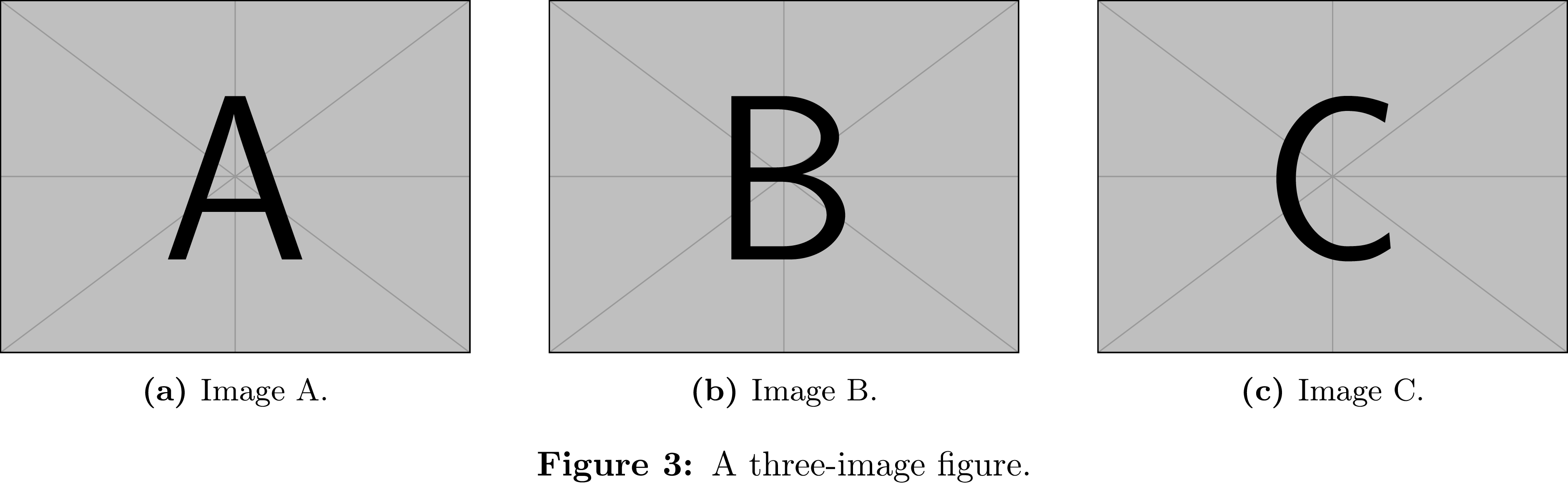 Three images